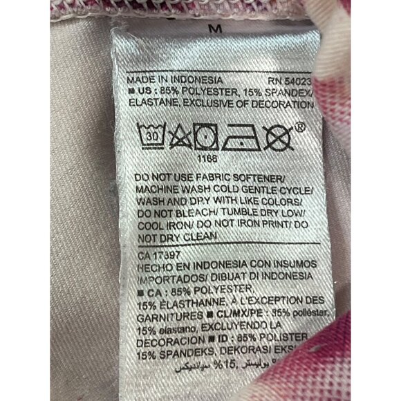 Old Navy Active Womens Go-Dry Leggings M Pink & Purple Tie-Dye - Picture 7 of 8